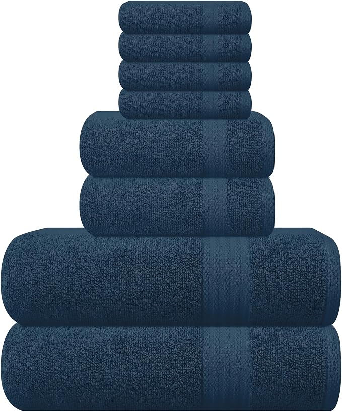GLAMBURG Ultra Soft 8-Piece Towel Set by GLAMBURG