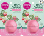 eos 100% Natural & Organic Lip Balm- Strawberry Sorbet, All-Day Moisture by eosproducts
