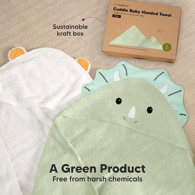 KeaBabies Hooded Baby Towel for Newborn - Image 8