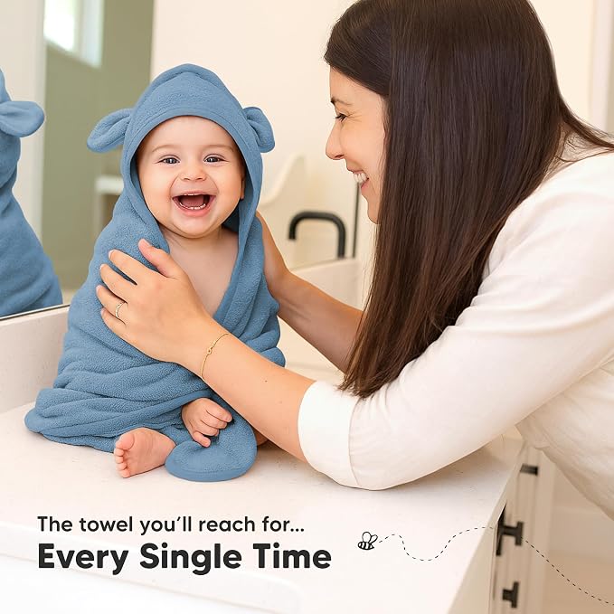 KeaBabies 2-Pack Hooded Baby Towels - Image 9