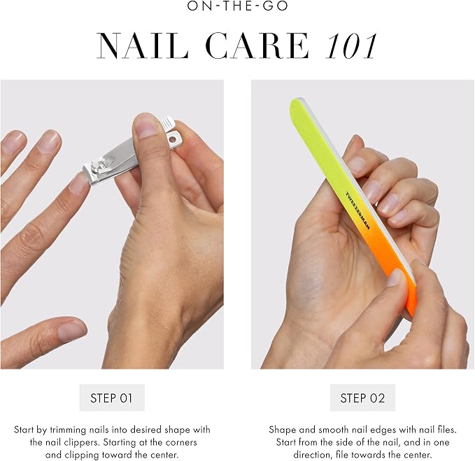 Tweezerman Stainless Steel Nail Clipper Combo Set - Image 2