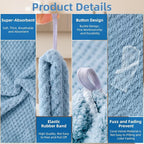 Amrules Hair Towel Wrap, 4 Packs 9.8 x 25.6 Inch Towel Turbans - Image 3