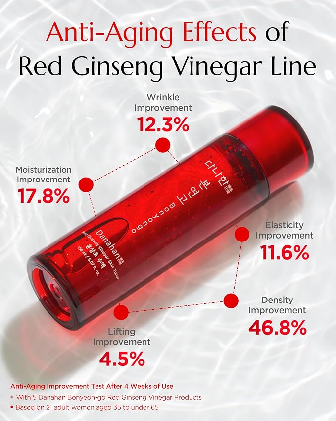 DANAHAN Bonyongo Red Ginseng Vinegar Toner – Rich Essence Toner - Image 3