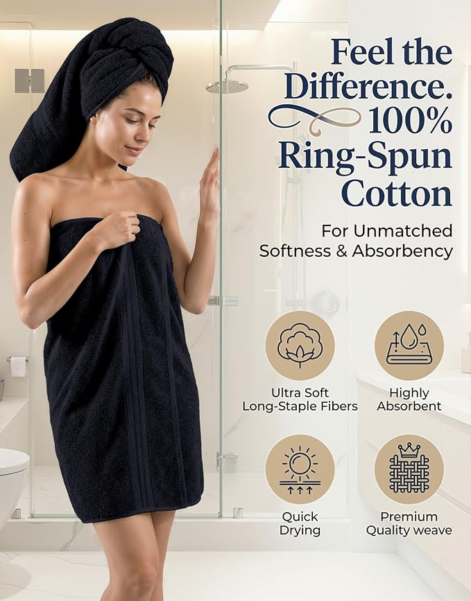 LANE LINEN Bathroom Towels Sets - Image 2