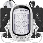 CESLIFF Dual Channel TENS EMS Unit Large Screen 24 Modes 36 Levels Intensity by CESLIFF