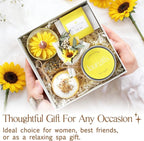 Birthday Gifts for Women – Yellow Sunshine Spa Gift Box, Luxury Bath & Self - Image 9