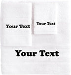 Personalize Your Towels with Custom Embroidery: Names, and Initials. Perfect - Image 2