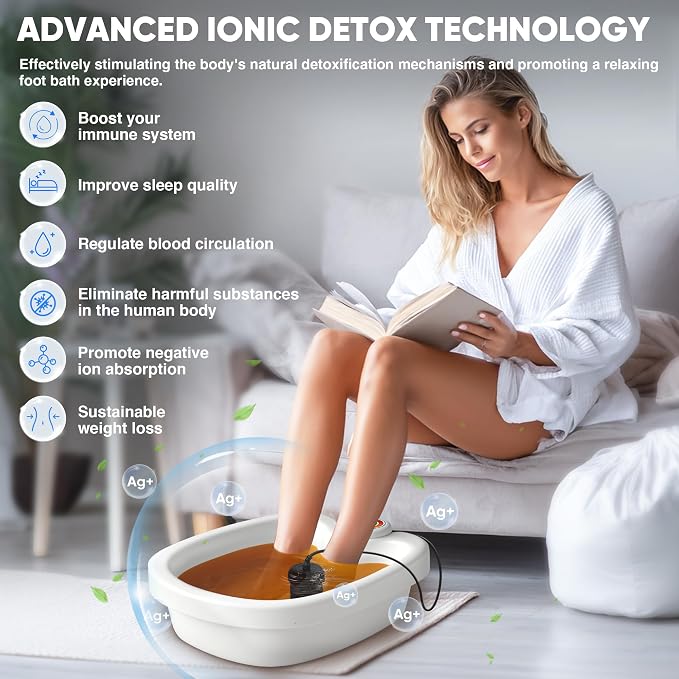 Ionic Foot Bath Detox Machine, Premium Ion Foot Spa - Image 2