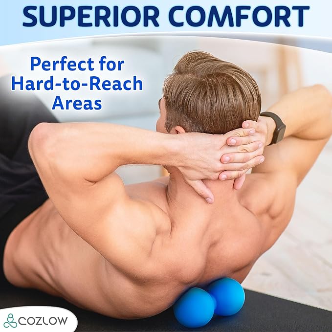 COZLOW Double Lacrosse Silicone Massage Ball - Image 3