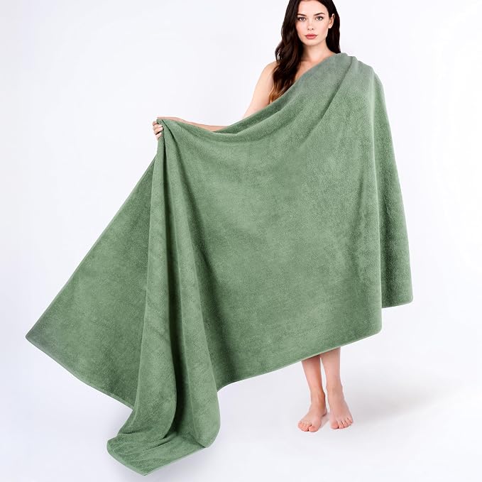 Cotton Paradise 100% Cotton 40x80 Oversized Bath Sheet, Extra Large Turkish by UNITEDHOMETEXTILE