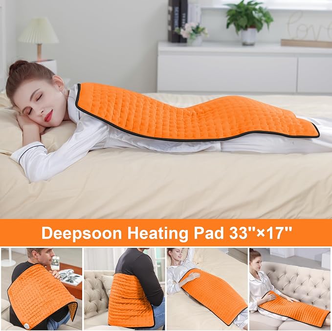 Deepsoon Heating Pad, Electric Heating Pads - Image 2