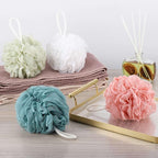BTYMS 4 Pcs Loofah Sponge 60g/pc Mesh Pouf Bathing Sponges Bath Scrunchies - Image 5