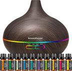 InnoGear Aromatherapy Diffuser & 10 Essential Oils Set, 400ml Diffuser by InnoGear