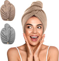 YFONG 2 Pack Microfiber Hair Towel Wrap by YFONG