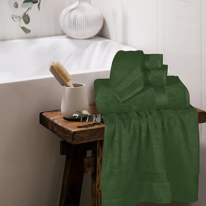 Belizzi Home Ultra Soft 6 Pack Cotton Towel Set, Contains 2 Bath Towels 28x55 - Image 3