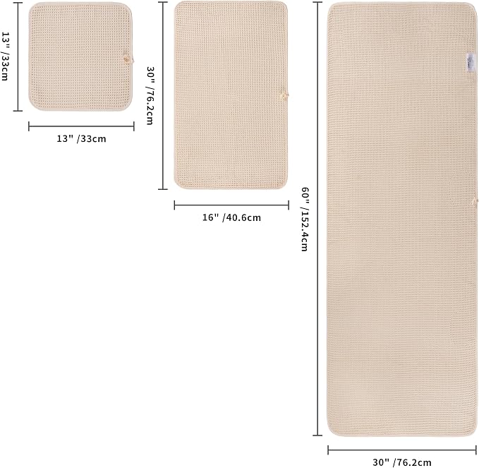 POLYTE 430 GSM Microfiber Quick Dry Lint Free Oversize Bath Towel Set, 6 Piece - Image 2