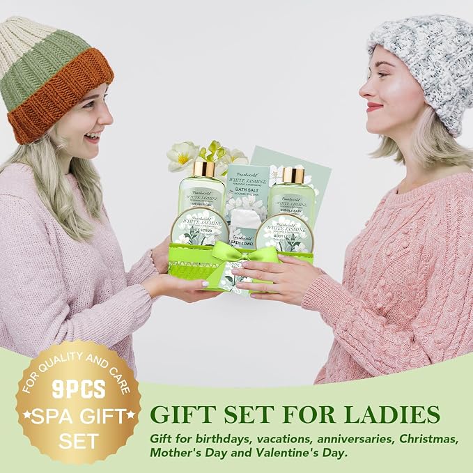 Bath Gift Baskets for Women, Self Care & Body Relaxing, Birthday Gift Basket - Image 6