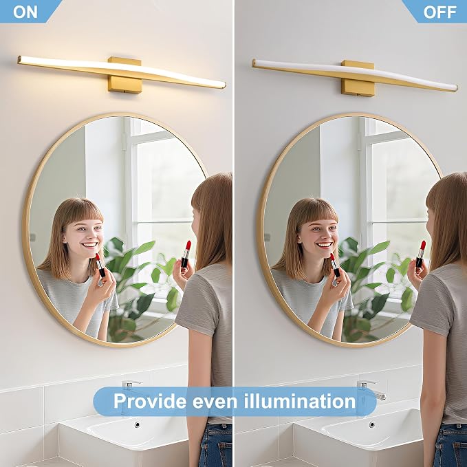 Modern Bathroom Vanity Light 32 inch, Dimmable 5CCT Led Bathroom Light Fixture - Image 3