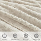 KBY Bath Towels Set of 2, Extra Large Bath Sheets 40X80 Inches, Quick Dry - Image 5