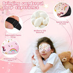 Kids Sleep Mask Eye Cover: 100% Real Natural Pure Silk Eye Mask - Image 3