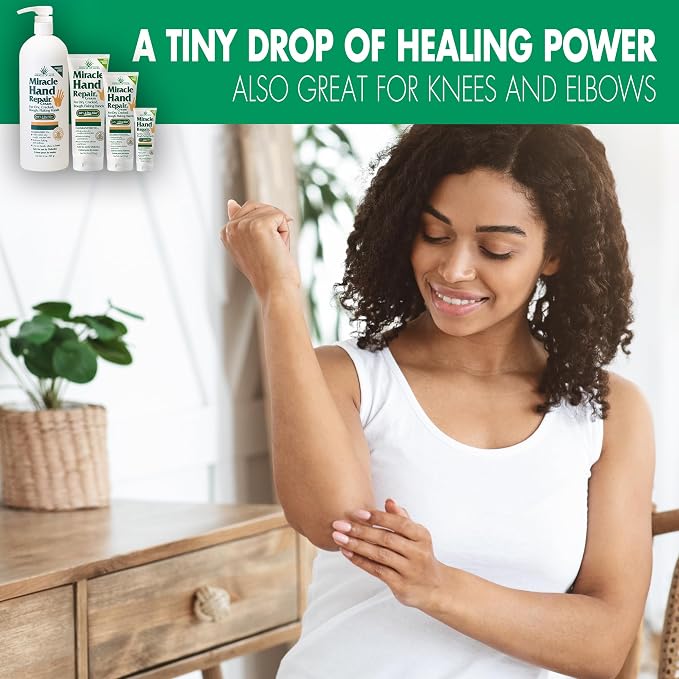 Miracle Hand Repair Cream for Dry Cracked Hands 8 oz Best Healing Hand Cream - Image 5