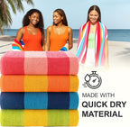 CASA COPENHAGEN Malibu Beach Towels Designed in Denmark Rough and Tough - Image 3