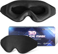 Sleep Mask for Men Women, Upgraded 3D Deep Contoured Eye Covers for Sleeping by QUWOLACE