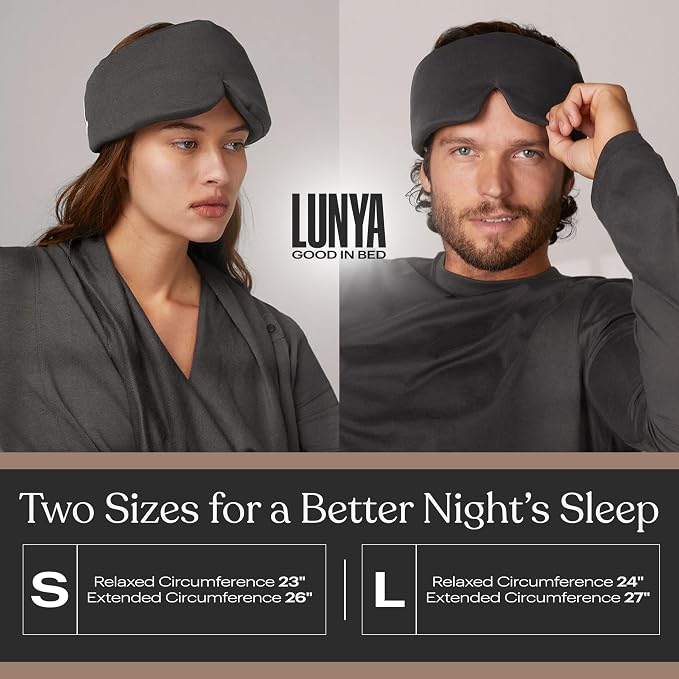 Lunya Washable Silk Sleeping Mask - Image 4