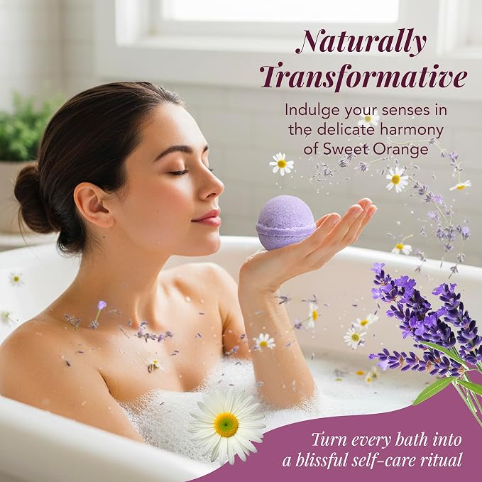 Saavy Naturals Bath Bombs – Relaxing Foaming Fizz Bubbles, Organic Bath Bombs - Image 6