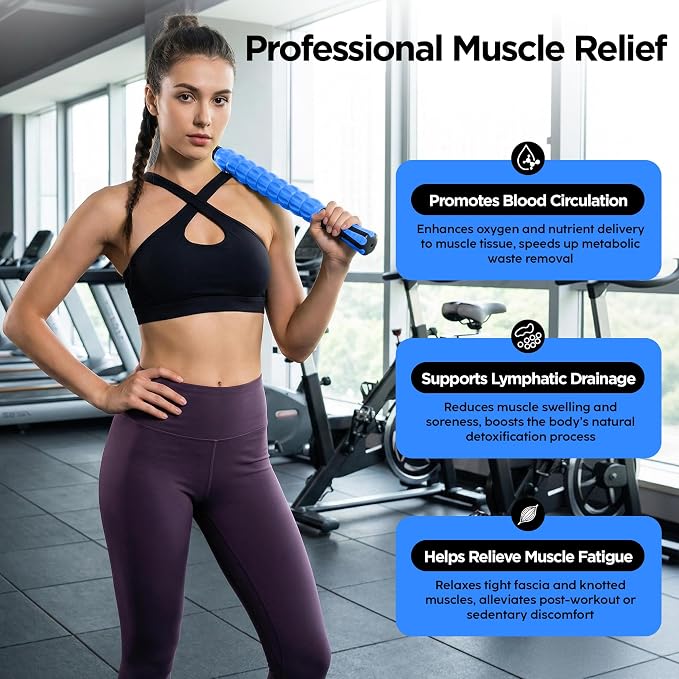 Muscle Roller & Massage Roller Stick - Image 6