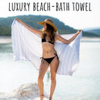 Ray Silver Turkish Beach Towel – 100% Cotton 40x71 Quick Dry Oversized Sand - Image 4