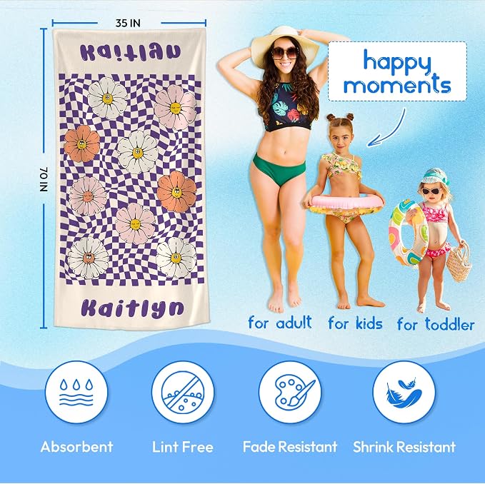 JML Personalized Beach Towel - Image 3