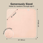 KeaBabies Hooded Baby Towel for Newborn - Image 4