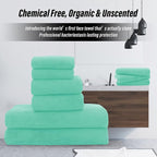 MOONQUEEN Ultra Soft Microfiber Coral Velvet Towel Set - Image 4