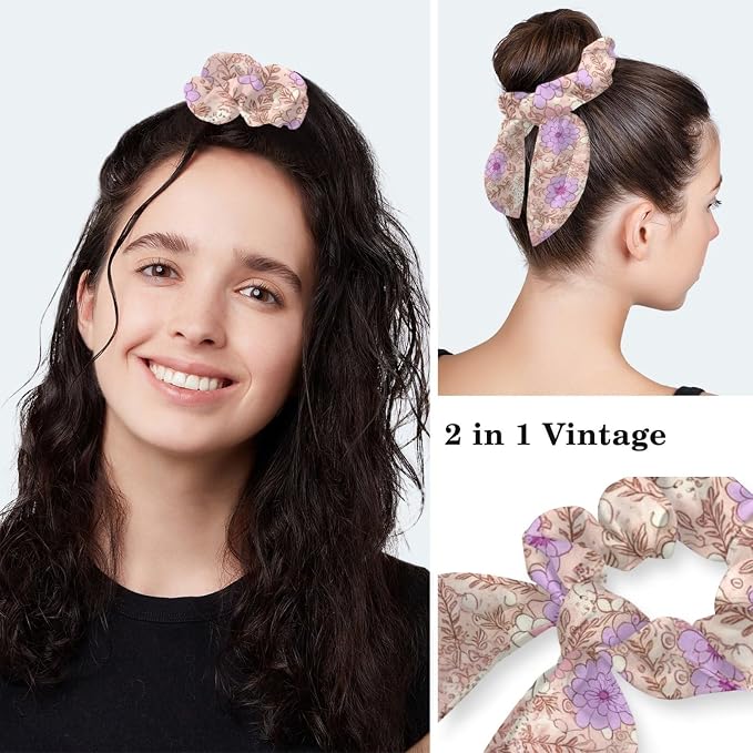 Scrub Caps Women Nursing Hats Floral Flowers - Image 5