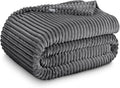 Bare Home Textured Fleece Blanket by BareHome