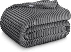 Bare Home Textured Fleece Blanket by BareHome