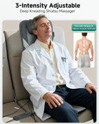 Snailax Back Massager for Full Back Pain Relief Deep Tissue, Long Track Dual 3D - Image 8
