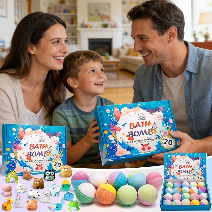 20 Pack Bath Bombs for Kids - Image 3