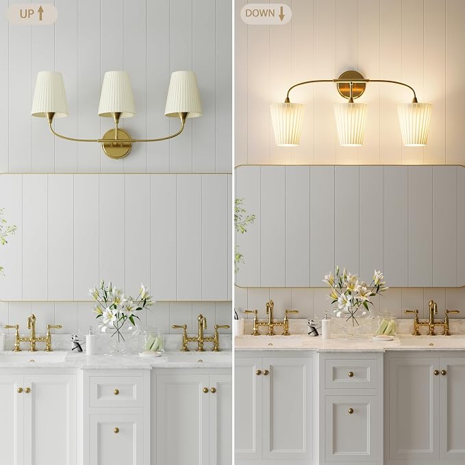 Bathroom Light Fixtures Over Mirror, 3 Light Vanity Light - Image 8