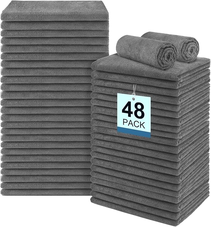 UNIMADE 48 Pack Gym Towels Set by Unimade