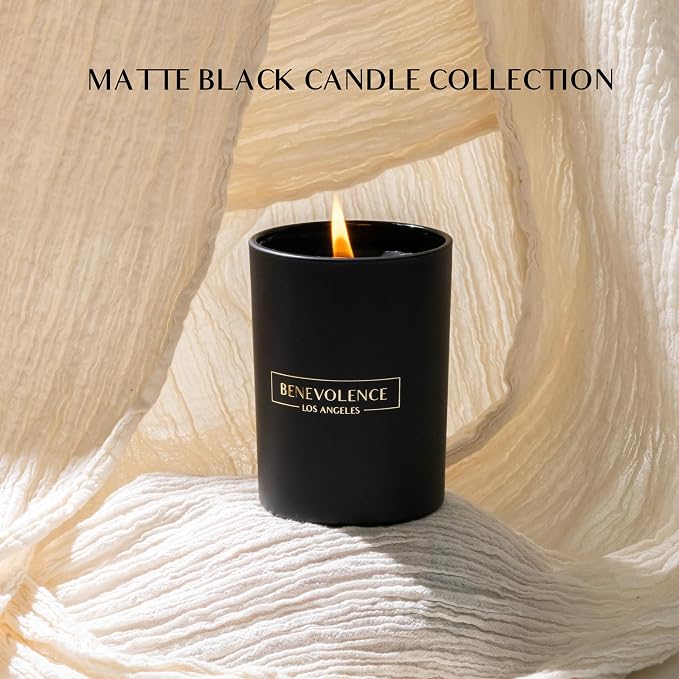 Benevolence LA Santal Scented Candle | Soy Christmas Candles - Image 2