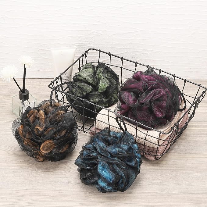 Loofah Sponge 60g/Piece, Bath Sponge Pouf Shower Loofah Body Scrubber - Image 5