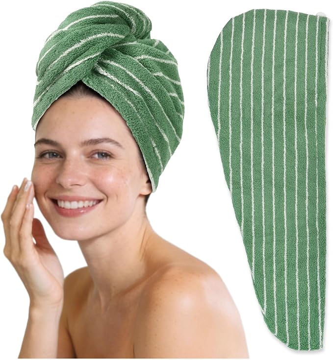 Jacquotha Cotton Hair Towel Wrap - Image 7