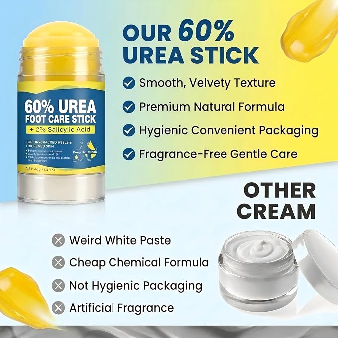 60% Urea Stick with 2% Salicylic Acid, Maximum Strength Callus Remover & - Image 3
