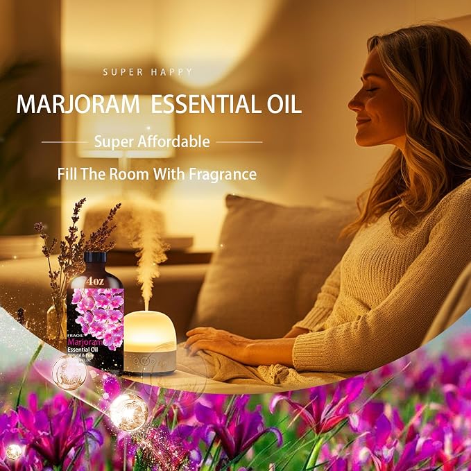 Marjoram Essential Oil, Marjoram Oil 4 Fl Oz 120ML - Image 3