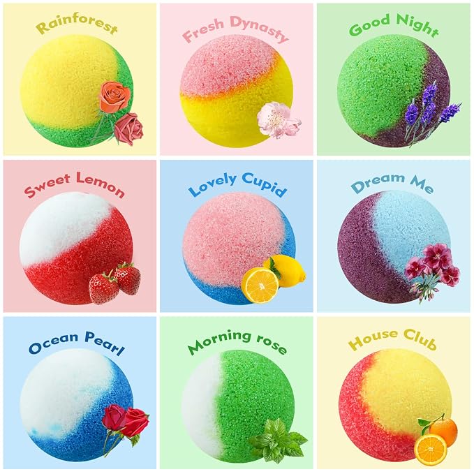 INTEYE Luxury Bath Bombs Gift Set - Image 2