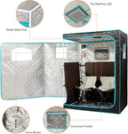 Full Size Infrared Sauna for Home, 2 Person Large Space Personal Home Sauna for - Image 7