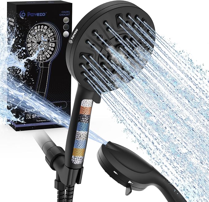 5-Inch High Pressure Handheld Shower Head by Pavezo