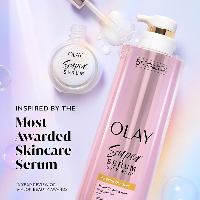 Olay Super Serum Body Wash + Hand & Body Lotion Bundle - Image 7